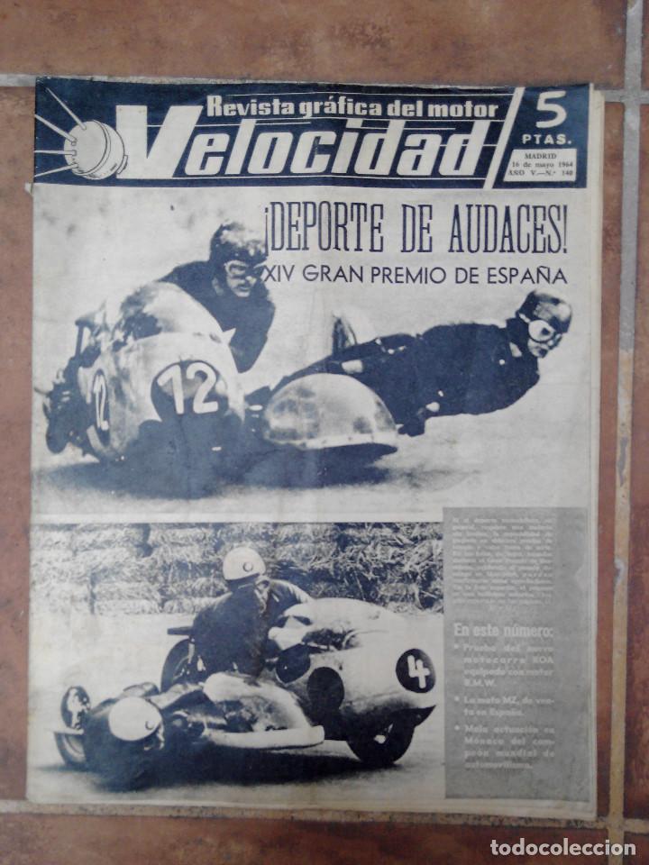 Carros e motociclos: REVISTA VELOCIDA N&ordm; 140 A&Ntilde;O 1964 - MOTOCARO ROA YA ESTA EN EL MERCADO - MOTOS MZ - PUBLICIDAD NAZAR