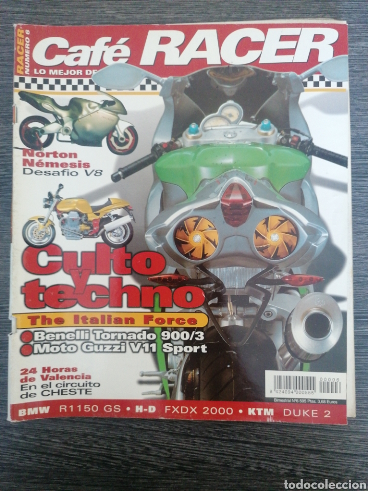 Coches y Motocicletas: REVISTA CAF&Eacute; RACER N.&ordm; 6 1999 NORTON N&Eacute;MESIS. BENELLI TORNADO, GUZZI V11 SPORT, BMW R1 150, KTM DUKE