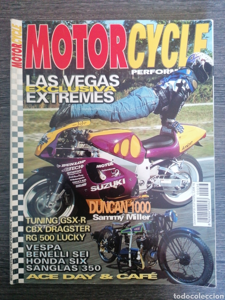 Automobili e Motociclette: REVISTA MOTOR CYCLE N.&ordm; 36 2001 DUNCAN 1000 SAMMY MILLER, TUNING GSX-R, CBX DRAGSTER, RG 500 LUCKY