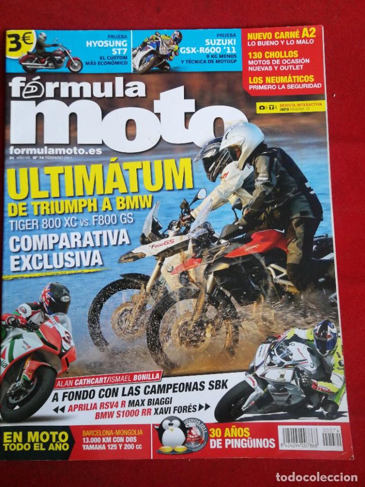 Carros e motociclos: F&oacute;rmula moto n 74 febrero 2011