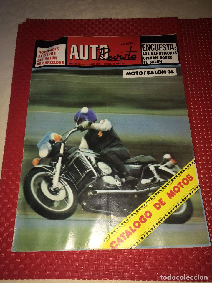 Autos und Motorr&auml;der: MOTO/SALON 76 - AUTO REVISTA - CATALOGO DE MOTOS - 15 MAYO 1976