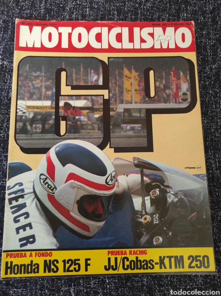 Autos und Motorr&auml;der: MOTOCICLISMO N&ordm; 952 MAYO 1986 G.P. ESPA&Ntilde;A JARAMA, HONDA MS 125 F, JJ/COBAS- KTM 250