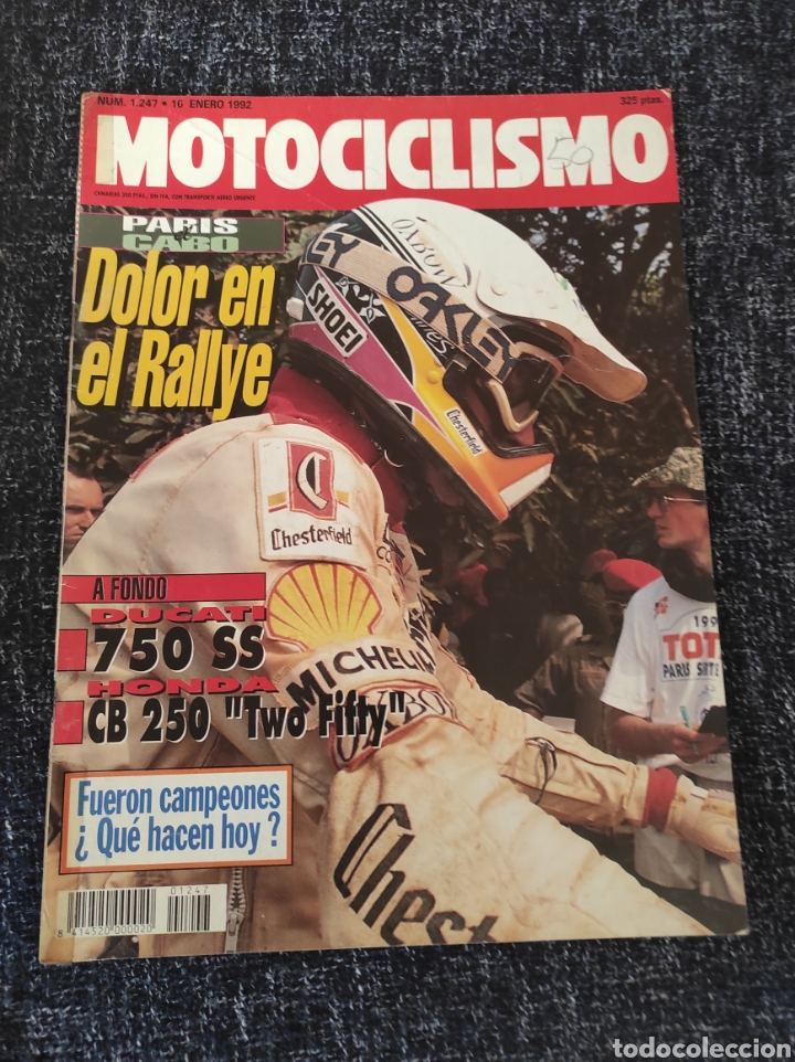 Autos und Motorr&auml;der: MOTOCICLISMO N&ordm; 1247 A&Ntilde;O 1992. PRU: DUCATI 750 SS DESMO. HONDA CB TWO FITY. TM 125 E.
