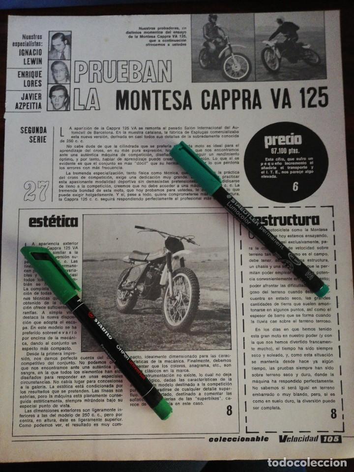 Coches y Motocicletas: PRUEBA MONTESA CAPPRA VA 125. VELOCIDAD. D&Iacute;PTICO