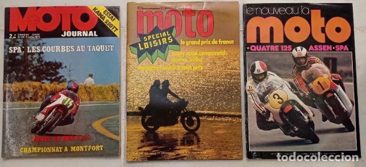Voitures et Motocyclettes: Lote de 3 Revistas Francesas de Motociclismo. A&ntilde;os 73 y 74