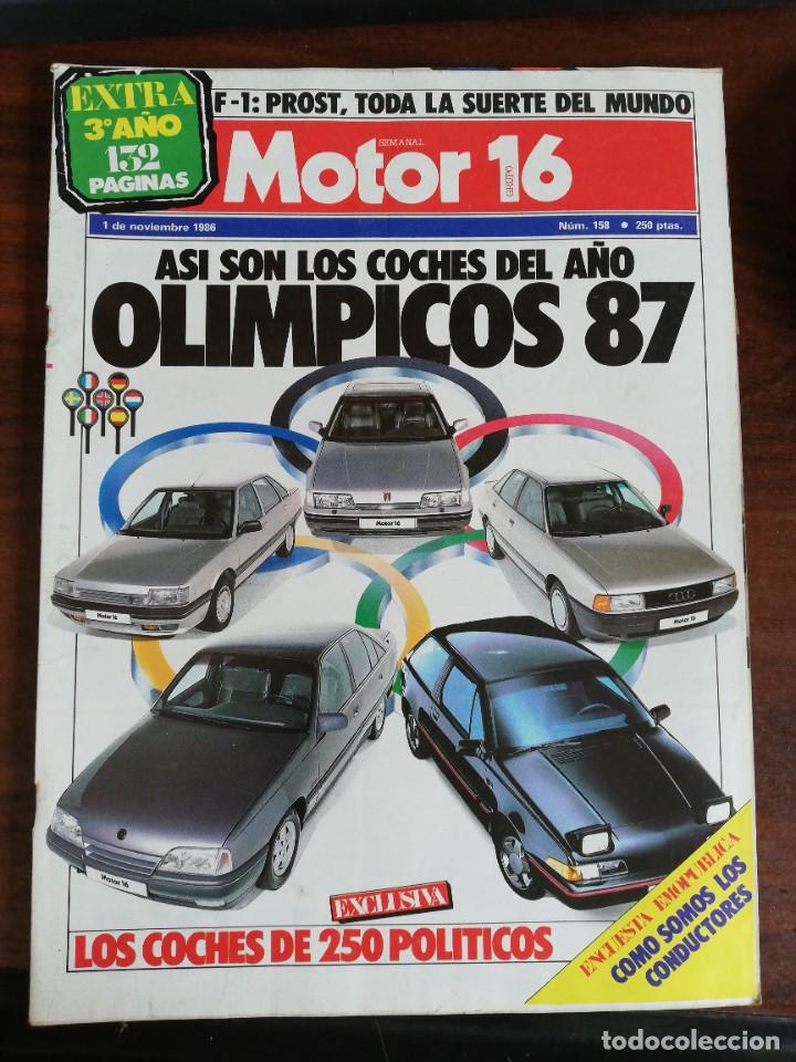 Autos und Motorr&auml;der: MOTOR 16 N&ordm; 158 - NOVIEMBRE 1986 - IBIZA CONTRA SUS RIVALES. KADETT 1.6 GLS