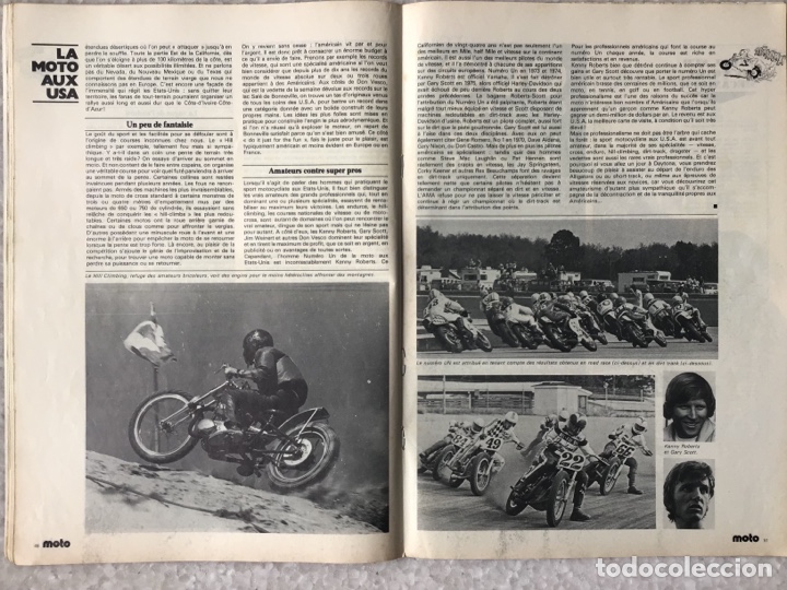 Coches y Motocicletas: Revistas La Moto francesas, año 1975 y 1977, tamaño: 34x24 cm. Números 72 - 78 y 90 - Foto 5 - 294046358