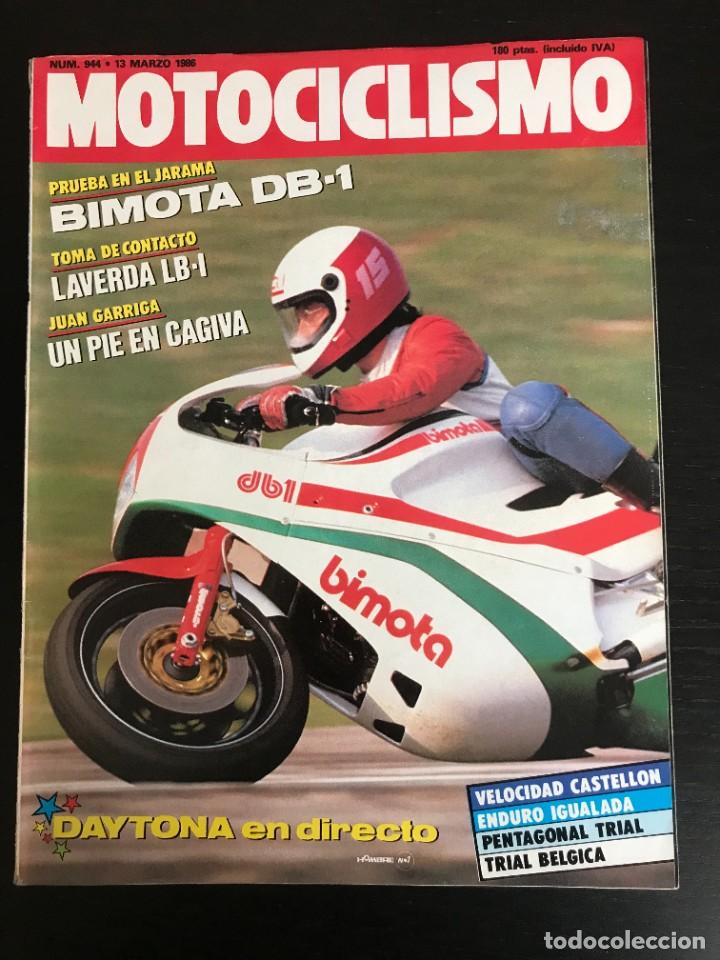 Voitures et Motocyclettes: MOTOCICLISMO N&ordm; 944 - BIMOTA DB1 DB LAVERDA LB-1 JUAN GARRIGA DAYTONA ELEFANTES TRIAL ENDURO