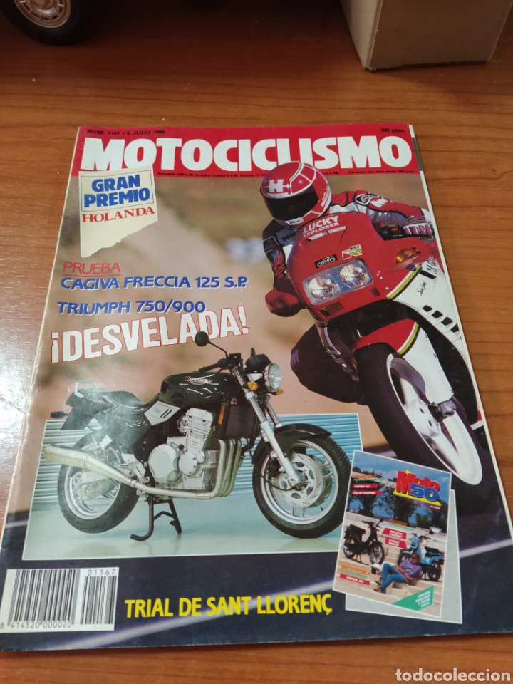 Autos und Motorr&auml;der: Revista motociclismo 1167 6 julio 1990