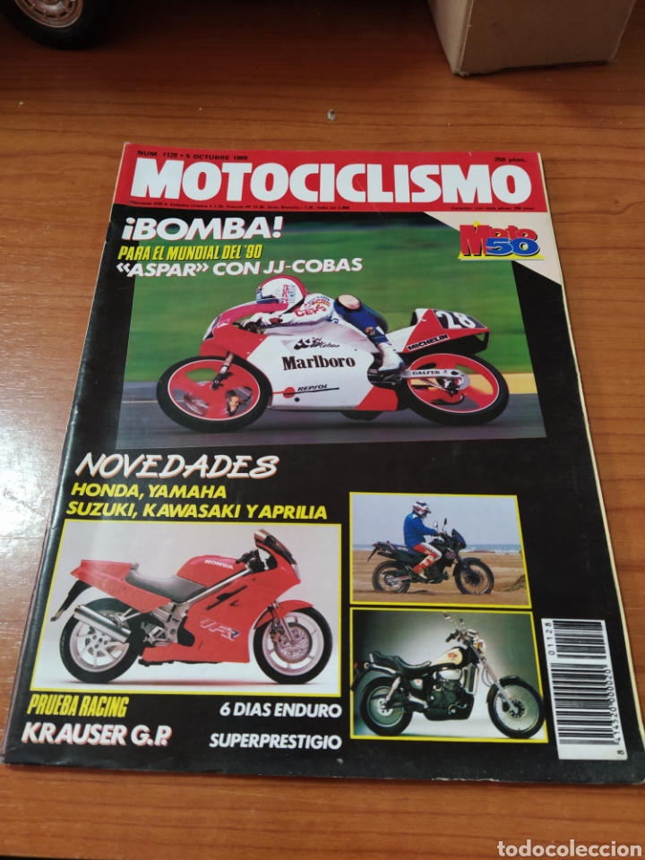 Autos und Motorr&auml;der: Revista motociclismo 1128 5 octubre 1989