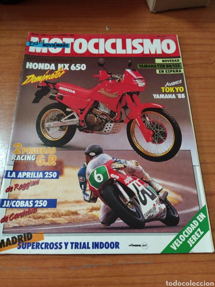 Autos und Motorr&auml;der: Revista motociclismo 1028 5 noviembre 1987