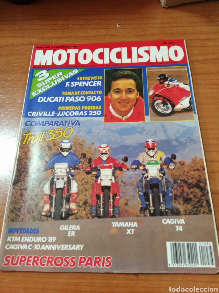 Carros e motociclos: Revista motociclismo 1085 8 diciembre 1988