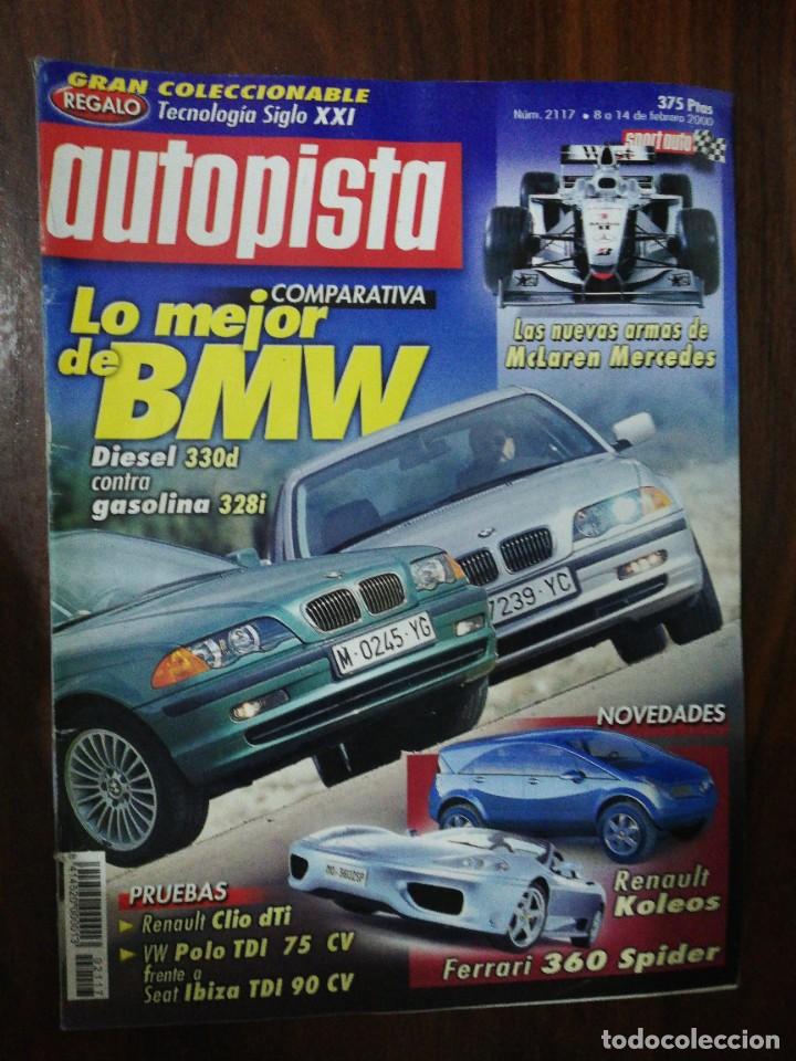 Autos und Motorr&auml;der: AUTOPISTA N&ordm; 2117. 2000. BMW 330d vs 328i. FERRARI 360 SPIDER. RENAULT KOLEOS