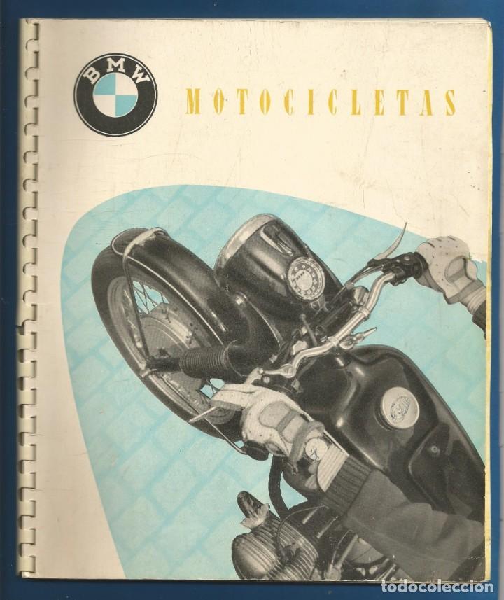CATALOGO MOTOCICLETAS BMW (MOTOS) ORIGINAL AÑO 1953 MUCHAS ILUSTRACIONES VER FOTOS ESPAÑOL (Coches y Motocicletas - Revistas de Motos y Motocicletas)