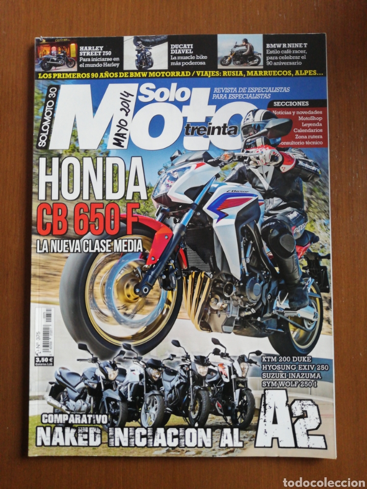 Carros e motociclos: Revista S&oacute;lo Moto N&deg;375.A&ntilde;o 2017