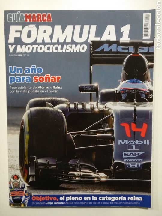 Carros e motociclos: C0S - GUIA MARCA FORMULA 1 Y MOTOCICLISMO (MOTO GP). MARZO 2016