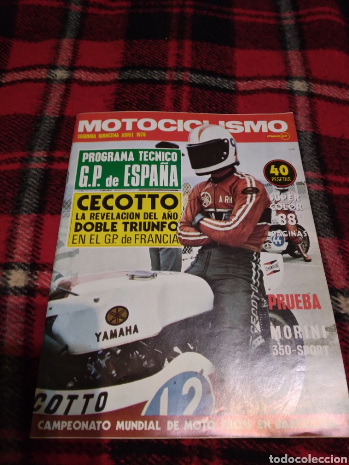 Autos und Motorr&auml;der: Revista Motociclismo, segunda quincena de abril 1975