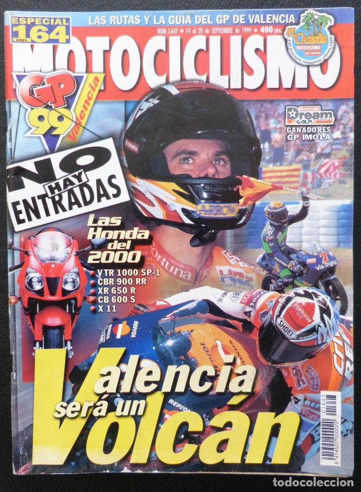 Voitures et Motocyclettes: REVISTA MOTOCICLISMO,A&Ntilde;O 1999,NUMERO 1647, Valencia sera un Volcan