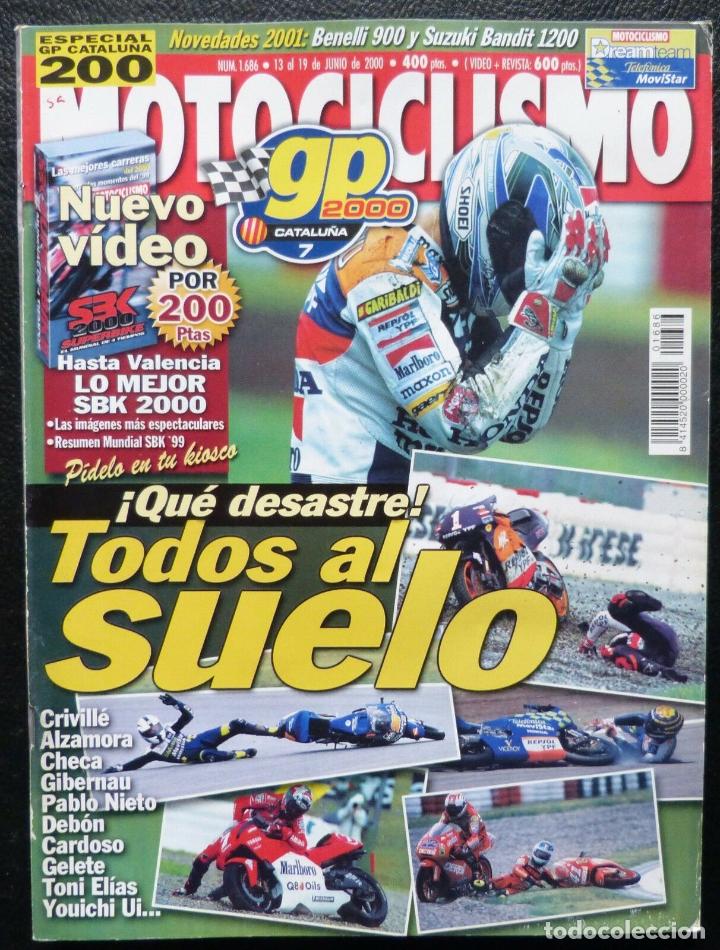 Autos und Motorr&auml;der: REVISTA MOTOCICLISMO,A&Ntilde;O 2000,NUMERO 1686, Todos al suelo