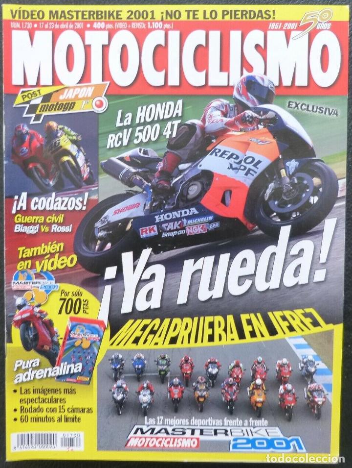 Autos und Motorr&auml;der: REVISTA MOTOCICLISMO,A&Ntilde;O 2001,NUMERO 1730, Ya rueda,Mega prueba en Jerez