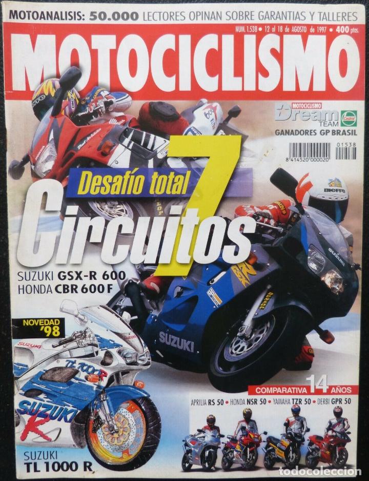 Voitures et Motocyclettes: REVISTA MOTOCICLISMO,A&Ntilde;O 1997,NUMERO 1538, Desafio total,7 circuitos