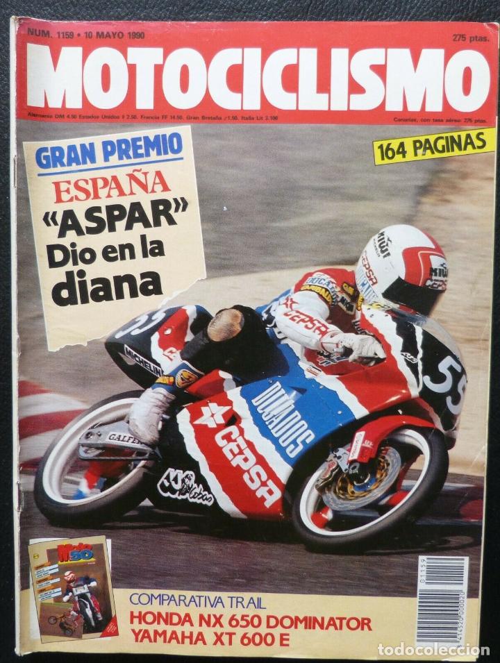 Coches y Motocicletas: REVISTA MOTOCICLISMO,A&Ntilde;O 1990,NUMERO 1159, Gran precio de Espa&ntilde;a,&rdquo;Aspar&rdquo; .....