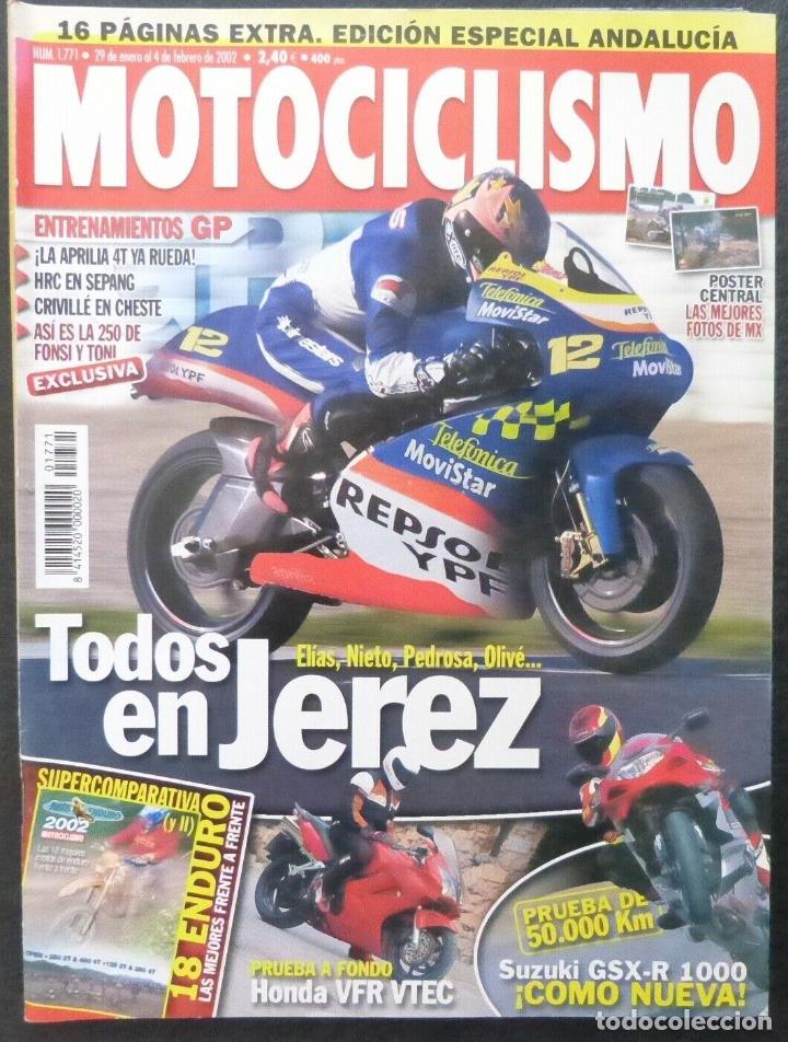 Voitures et Motocyclettes: REVISTA MOTOCICLISMO,A&Ntilde;O 2002,NUMERO 1771, Todos en Jerez