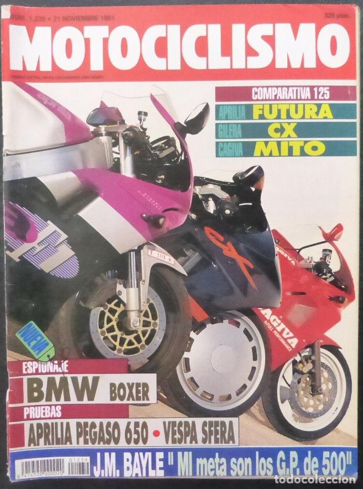Voitures et Motocyclettes: REVISTA MOTOCICLISMO,A&Ntilde;O 1991,NUMERO 1239, J.M.Bayle:Mi meta son los G.P de 500