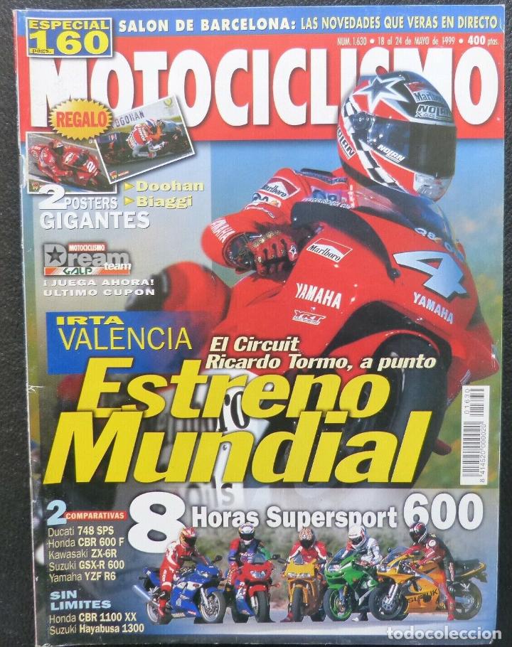 Voitures et Motocyclettes: REVISTA MOTOCICLISMO,A&Ntilde;O 1999,NUMERO 1630, Irta Valencia,Estreno mundial