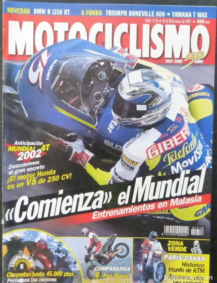 Voitures et Motocyclettes: REVISTA MOTOCICLISMO,A&Ntilde;O 2001,NUMERO 1718, &ldquo;Comienza&rdquo; el mundial.