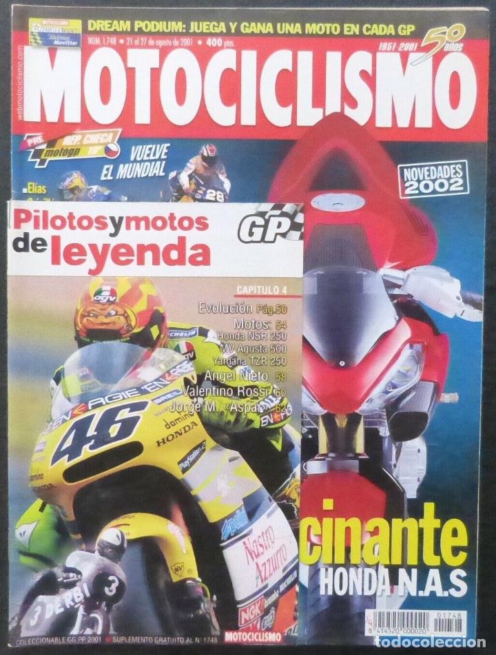 Voitures et Motocyclettes: REVISTA MOTOCICLISMO,A&Ntilde;O 2001,NUMERO 1748, Alucinante,Honda N.A.S.