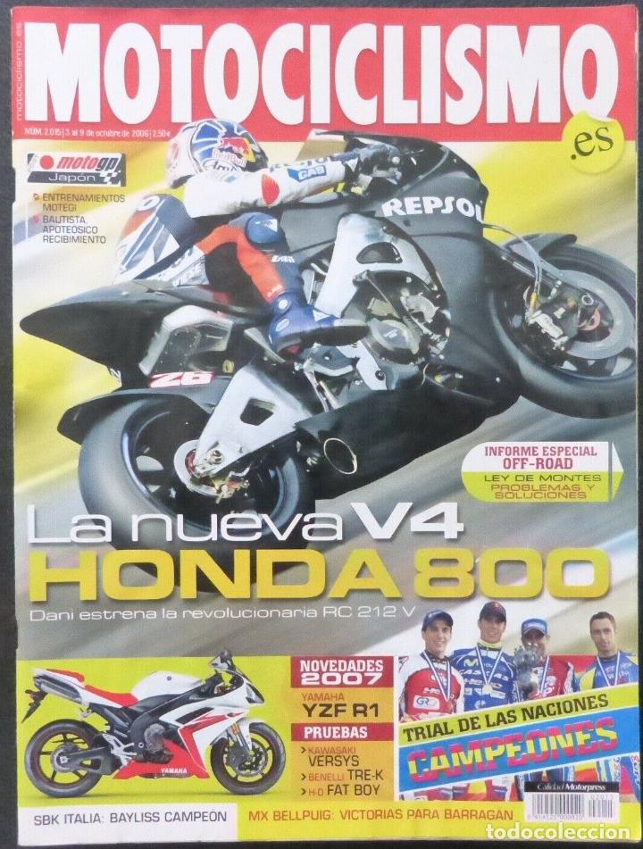 Autos und Motorr&auml;der: REVISTA MOTOCICLISMO,A&Ntilde;O 2006,NUMERO 2015,La nueva honda 800 V4