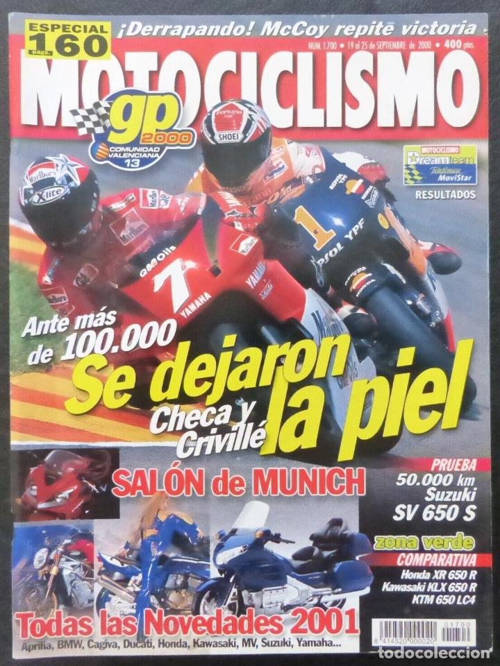 Voitures et Motocyclettes: REVISTA MOTOCICLISMO,A&Ntilde;O 2000,NUMERO 1700, Checha y Criville se dejaron la piel.