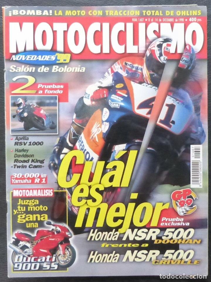 Voitures et Motocyclettes: REVISTA MOTOCICLISMO,A&Ntilde;O 1998,NUMERO 1607,Cual es mejor:Honda NSR 500.