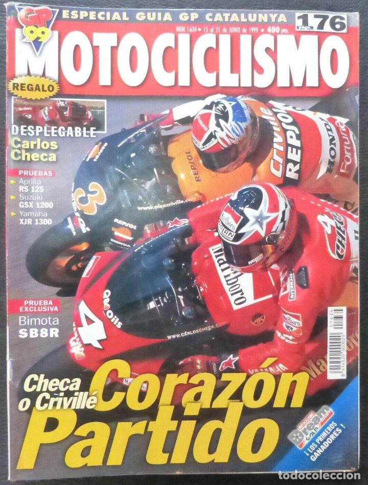 Autos und Motorr&auml;der: REVISTA MOTOCICLISMO,A&Ntilde;O 1999,NUMERO 1634,Checa o criville, Corazon partido.