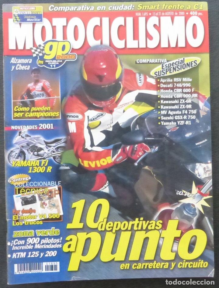 Voitures et Motocyclettes: REVISTA MOTOCICLISMO,A&Ntilde;O 2000,NUMERO 1695,10 deportivas a punto en carretara