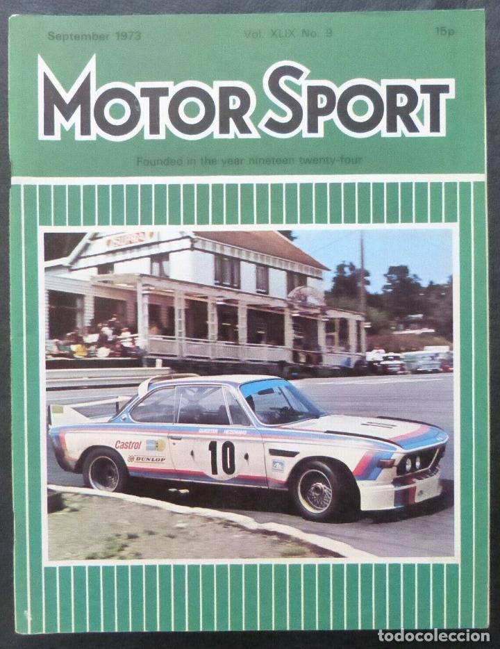 Cars and Motorcycles: Motor Sport -Vol XLIX-No.9-The Teesdale Publishing-September-London-1973
