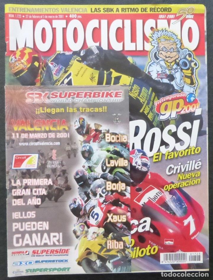 Cars and Motorcycles: REVISTA MOTOCICLISMO,A&Ntilde;O 2001,NUMERO 1723,Rossi el favorito