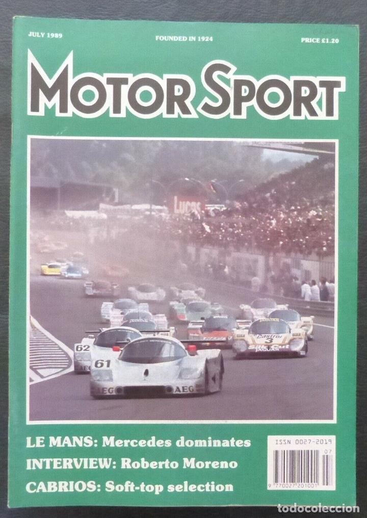 Cars and Motorcycles: Revista Motor Sport -Vol LXV-No.07-The Teesdale Publishing-1989-London,July
