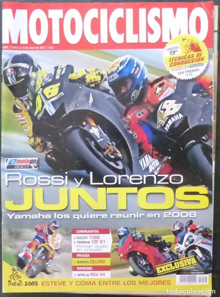 Coches y Motocicletas: REVISTA MOTOCICLISMO,A&Ntilde;O 2007,NUMERO 2029,Rossi y Lorenzo juntos.