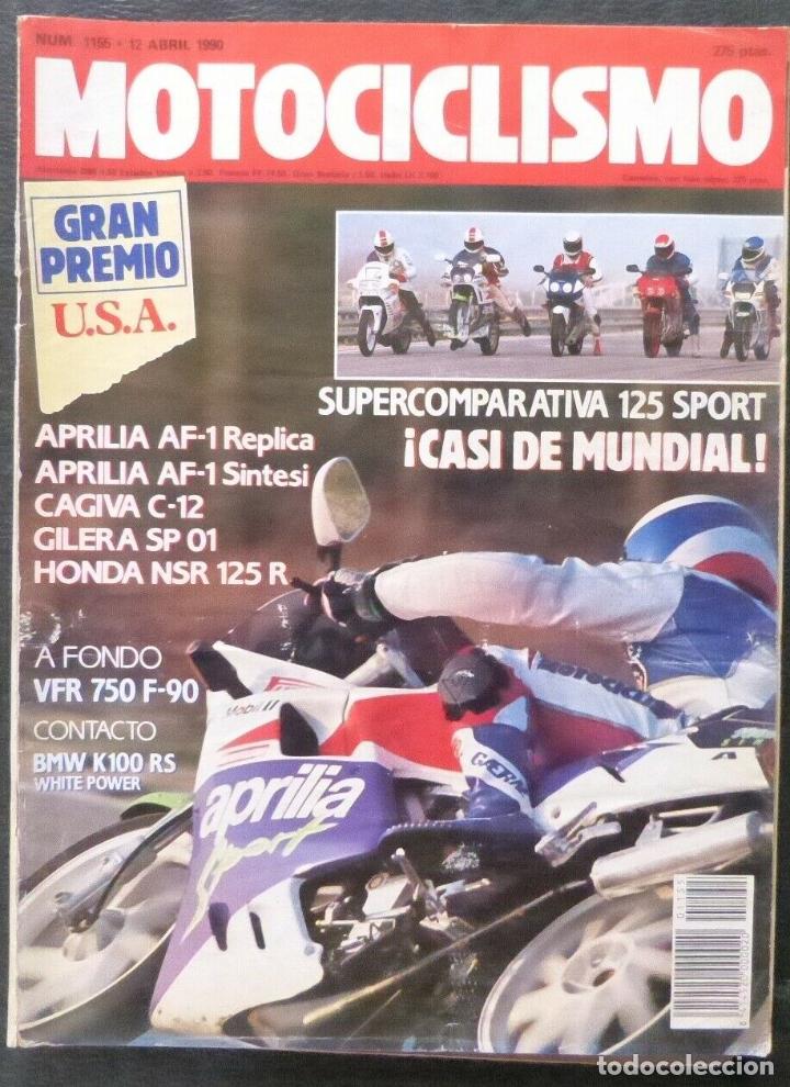 Cars and Motorcycles: REVISTA MOTOCICLISMO,A&Ntilde;O 1990,NUMERO 1155,Supercomparativa 125 Sport