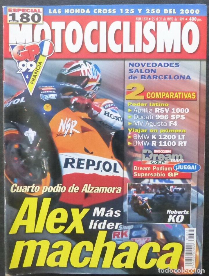 Cars and Motorcycles: REVISTA MOTOCICLISMO,A&Ntilde;O 1999,NUMERO 1631,Alex machaca,Mas lider