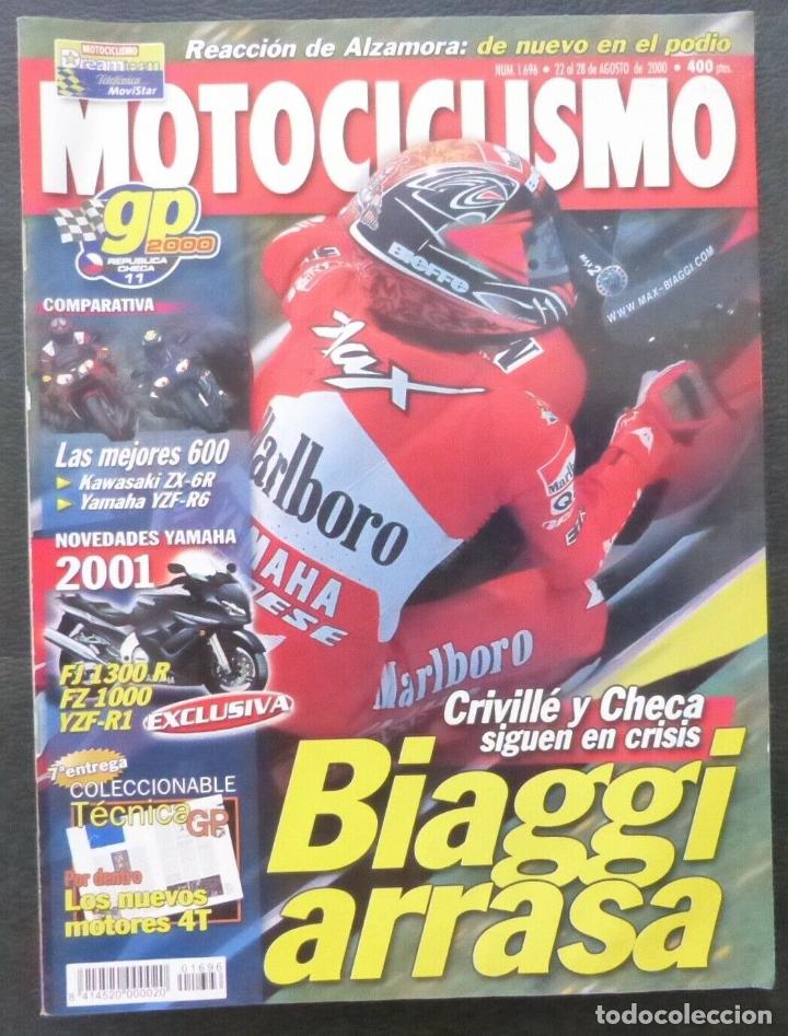Cars and Motorcycles: REVISTA MOTOCICLISMO,A&Ntilde;O 2000,NUMERO 1696,Biaggi arrasa,Criville y checa siguen