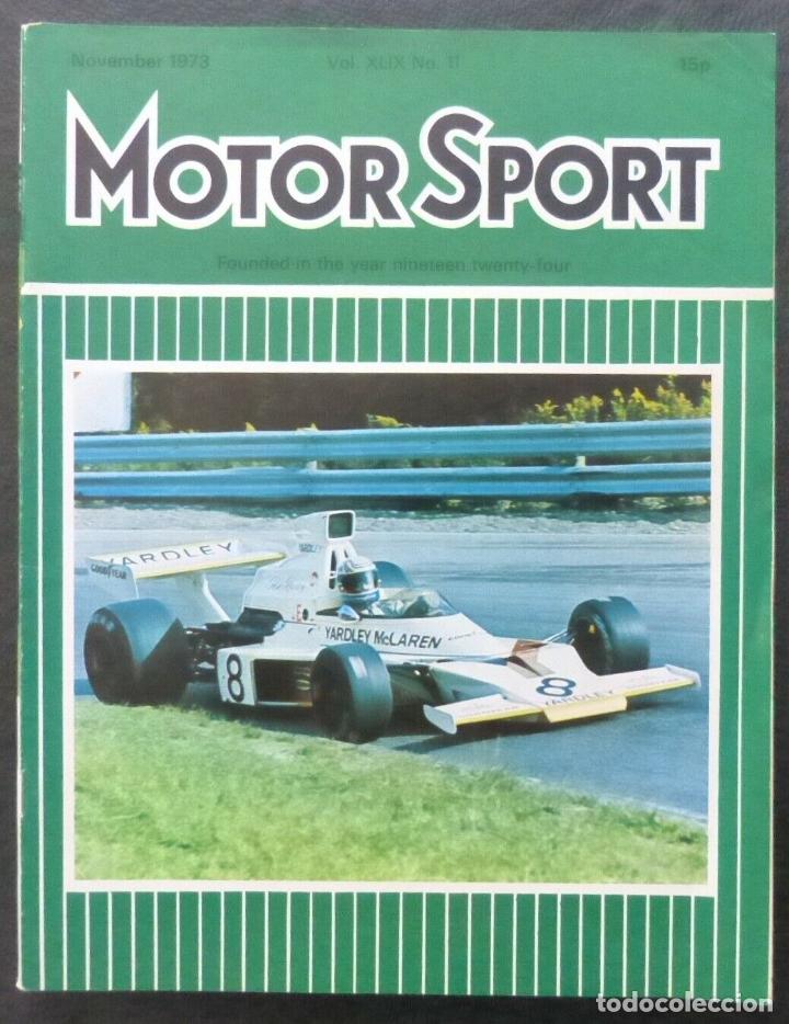 Cars and Motorcycles: Motor Sport -Vol XLIX-No.11-The Teesdale Publishing-November-1973-London