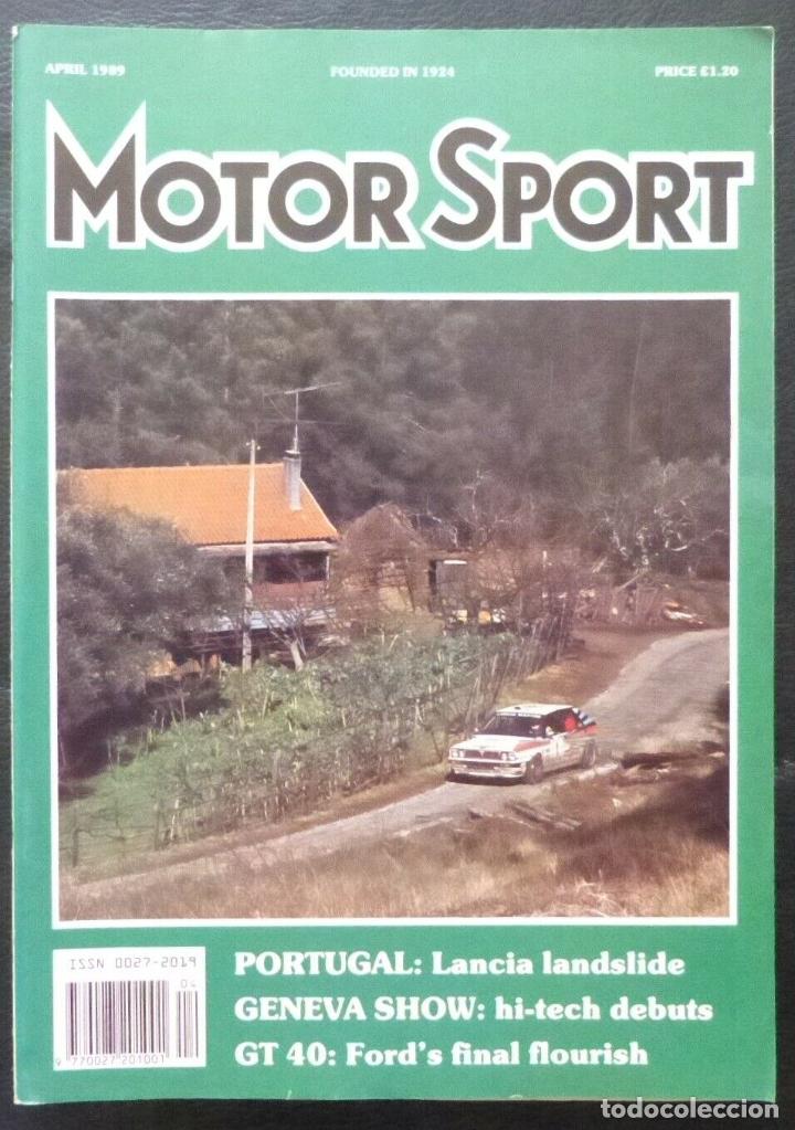 Cars and Motorcycles: Revista Motor Sport -Vol LXV-No.04-The Teesdale Publishing-April-1989-London