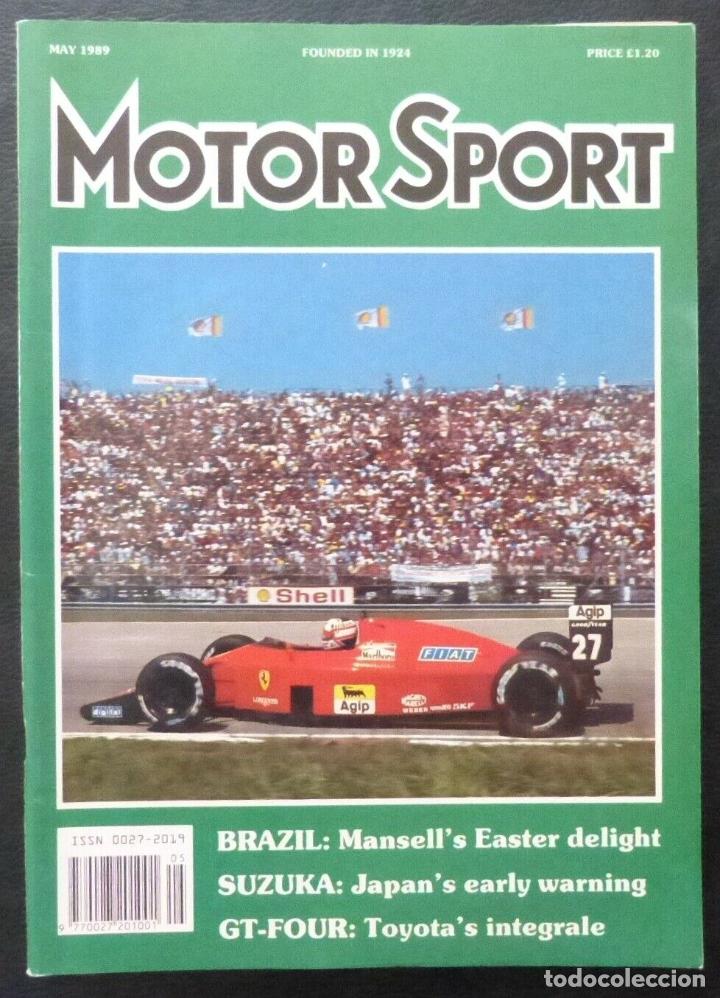 Cars and Motorcycles: Revista Motor Sport -Vol LXV-No.05-1989-London,May -The Teesdale Publishing