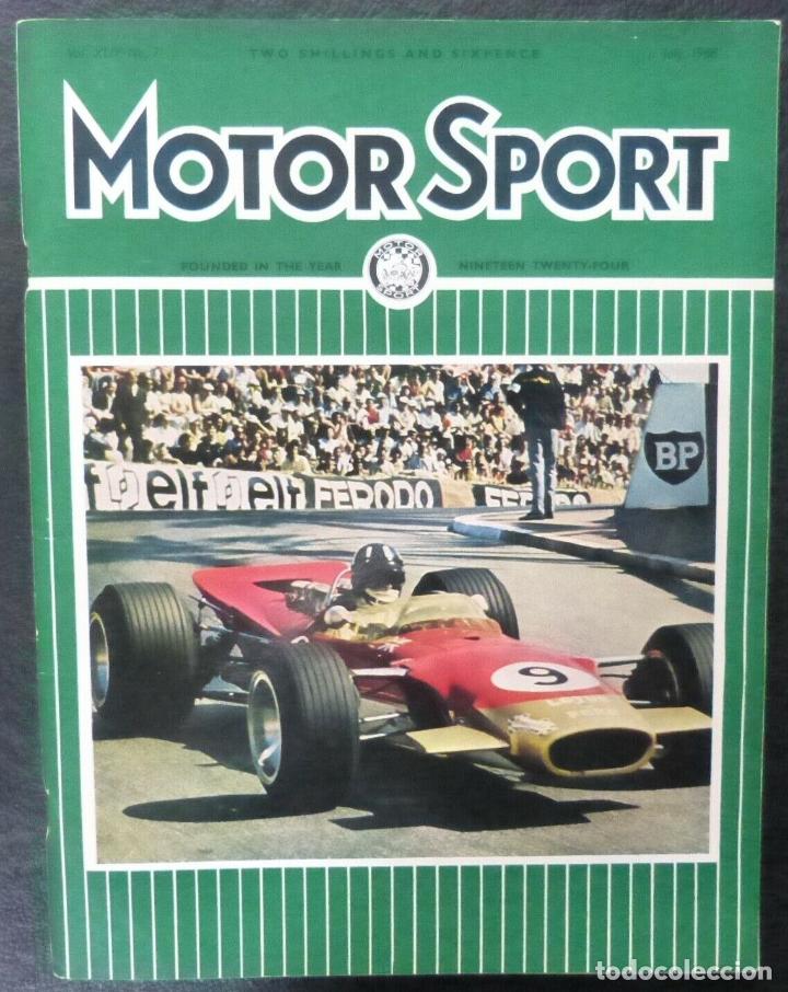 Cars and Motorcycles: Revista Motor Sport -Vol XLIV-No.07-The Teesdale Publishing-July-1968-London