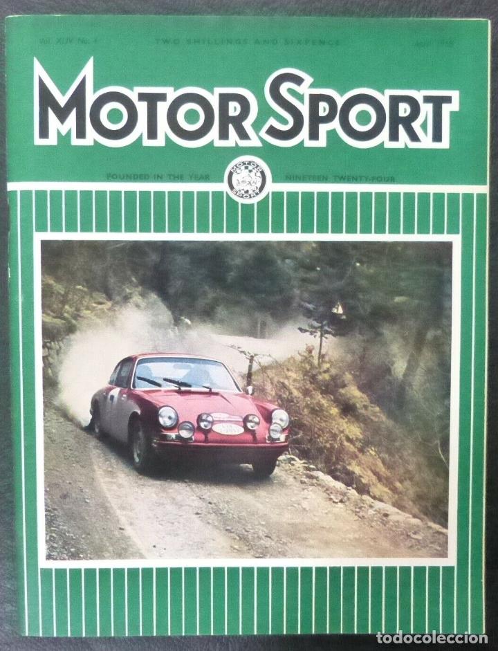 Cars and Motorcycles: Revista Motor Sport -Vol XLIV-No.04-The Teesdale Publishing-1968-London,April