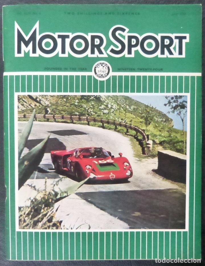 Cars and Motorcycles: Revista Motor Sport -Vol XLIV-No.06-The Teesdale Publishing-June-1968-London