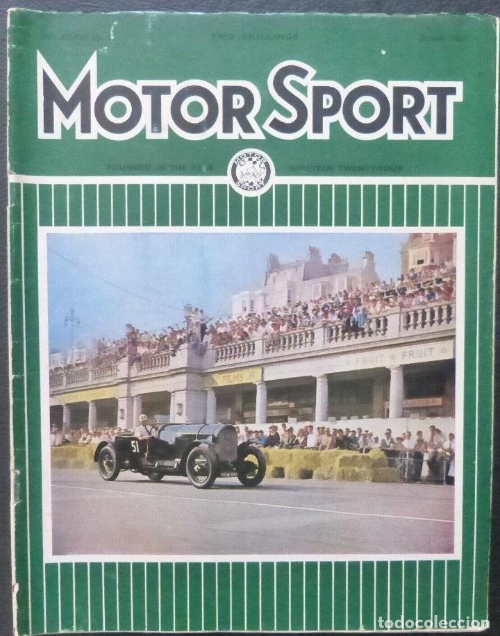Cars and Motorcycles: Revista Motor Sport -Vol XXXVII-N10-1961-London,October-The Teesdale Publishing
